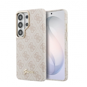 Samsung Galaxy S26 Ultra hülle - Guess PU 4G Script Metal Logo Magnetic