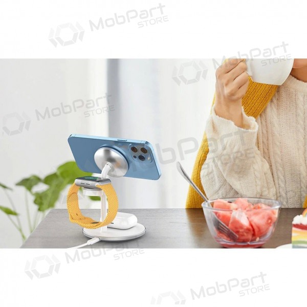 3-in-1 kabelloses Ladegerät Choetech T585-F 15 W weiß