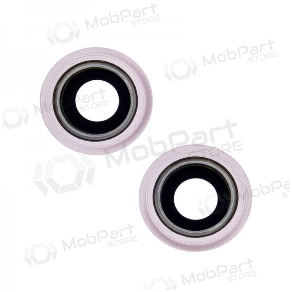 Apple iPhone 13 Kameraglas (2Stck) (Rosa) (mit Rahmen)