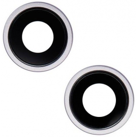 iPhone 14 / 14 Plus Kameraglas (2Stck) (purpurinis) (mit Rahmen)
