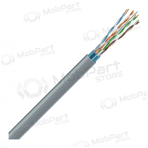 Lan-Netzwerkkabel ECG FTP 6 (innenbereich, geschirmt, PVC, 305m, Eca, 24 AWG/0.54mm)