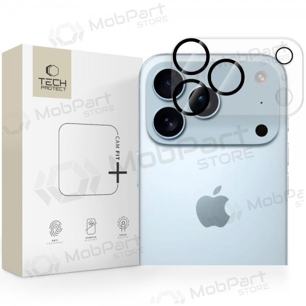 Apple iPhone 17 Pro Schutz gehärtetes Glas für die Kamera - Tech-Protect Cam Fit+ (transparent)