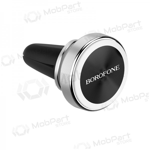 Automobilinis Universal telefono laikiklis Borofone BH6, tvirtinamas ant ventiliacijos grotelių, magnetinis, Schwarz Automobilinis Universal telefono laikiklis Borofone BH6, tvirtinamas ant ventiliacijos grotelių, magnetinis, Schwarz