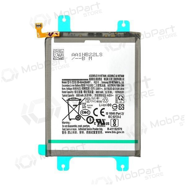 Samsung Galaxy A32 5G, A42, A72, M22, M32 Batterie, akumuliatorius (EB-BA426ABY) Samsung Galaxy A32 5G, A42, A72, M22, M32 Batterie, akumuliatorius (EB-BA426ABY)