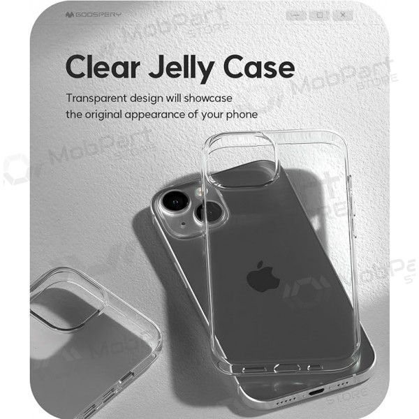 Handyhülle Mercury Jelly Clear Apple iPhone 16e transparentes