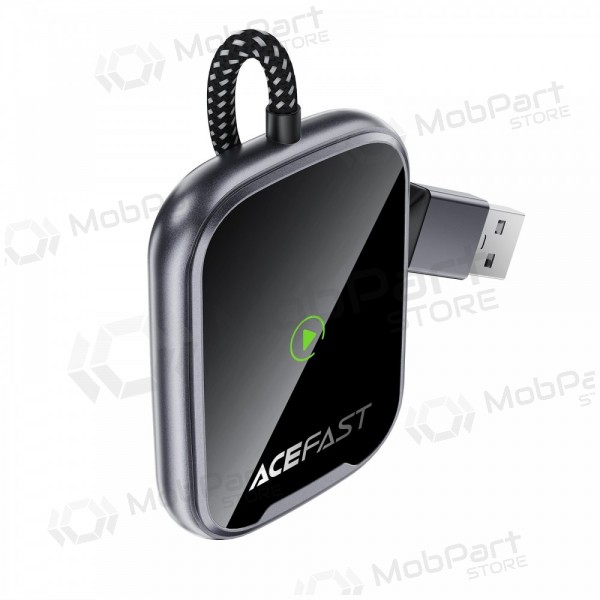 CarPlay Adapter Acefast QC1 kabelloses Android Auto schwarz