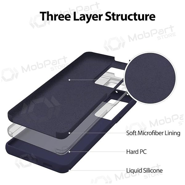Handyhülle Mercury Silicone Case Samsung A266 A26 5G Dunkelblau