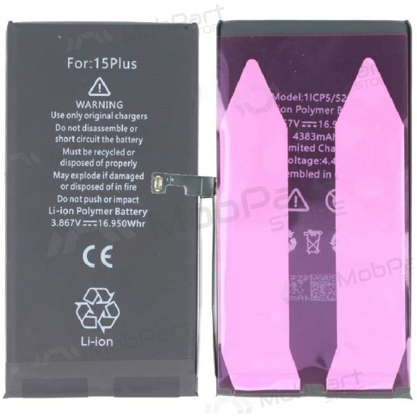 Apple iPhone 15 Plus Akku (selbstdiagnosefähig) (Premium)