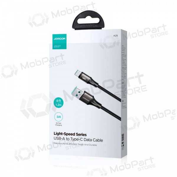 USB Kabel Joyroom SA25-AC3 USB to USB-C 3A 1.2m Schwarz