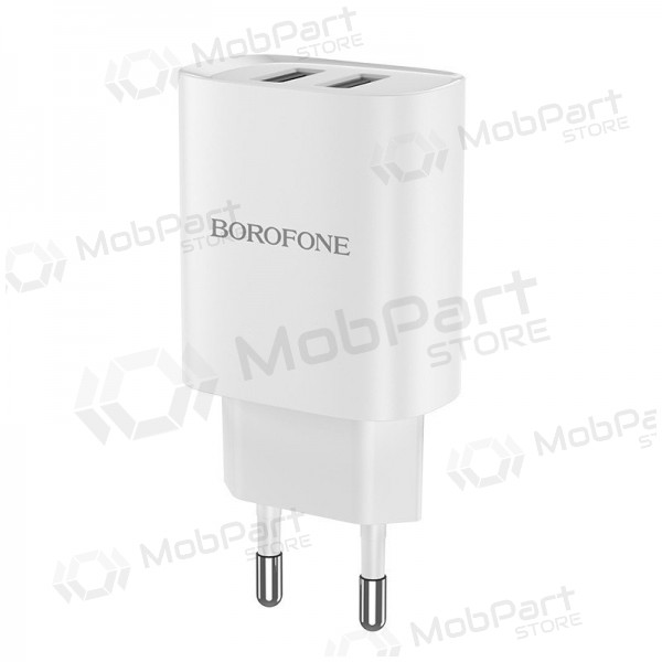 Ladegerät Borofone BN2 2xUSB 2.1A (Weiß)