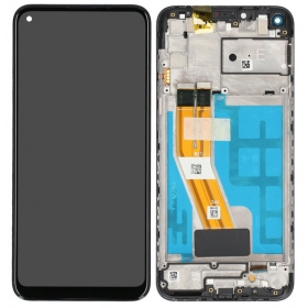Samsung Galaxy M11 Display (Schwarz) (mit Rahmen) (Premium)