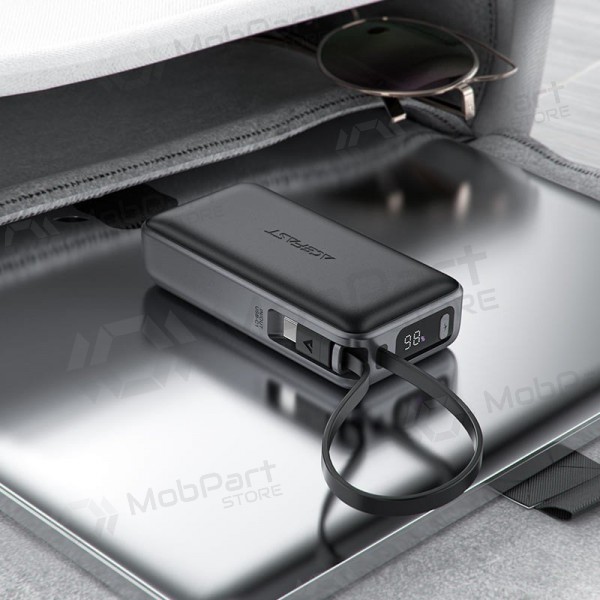 externe Batterie Power Bank Acefast M7-10000 PD30W With Cable 10000mAh Schwarz