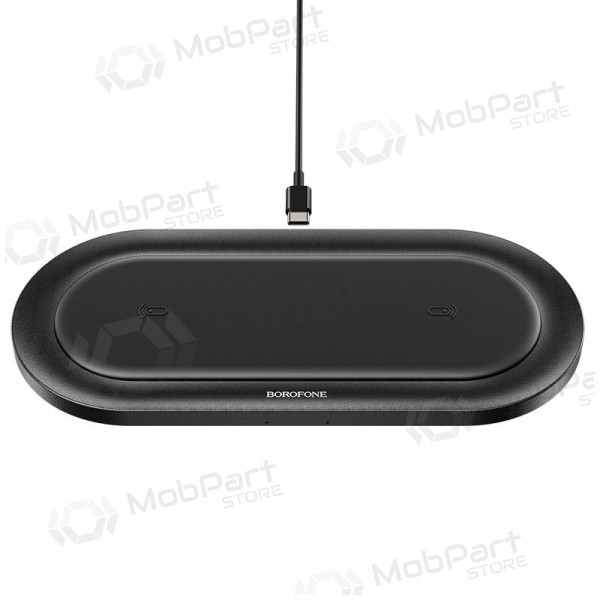 Ladegerät kabellos Borofone BQ7 Prominent Dual (10W) (Schwarz)