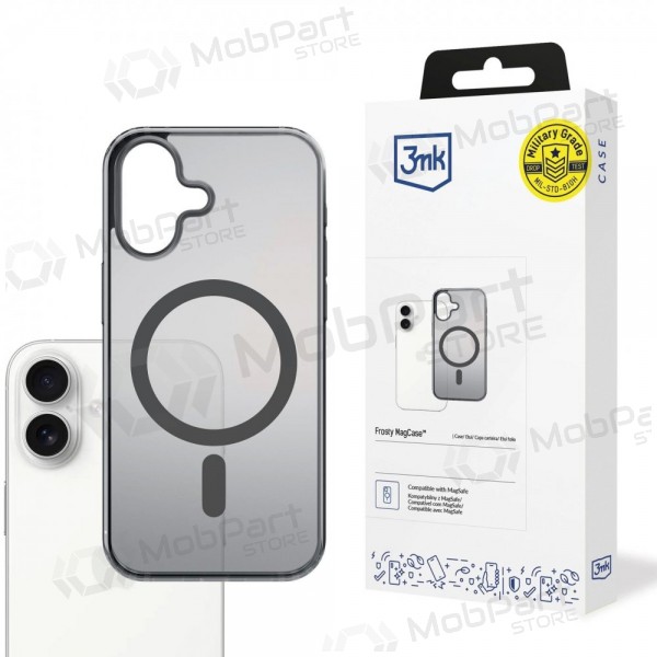 Apple iPhone Air Hülle - 3mk Frosty MagCase (schwarz)