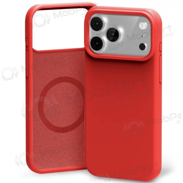 Apple iPhone 17 Pro Max, 18 Pro Max hülle Mercury - Pure Magsafe Silicon Case (rot)