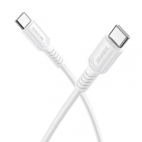 USB-C-kabel Borofone BX116 USB-C zu USB-C 1 m 60 W weiß
