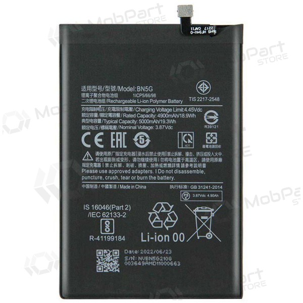 Xiaomi Redmi 10A, Redmi 10C Batterie, akumuliatorius (BN5G) Xiaomi Redmi 10A, Redmi 10C Batterie, akumuliatorius (BN5G)