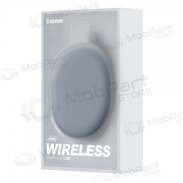 Ladegerät kabellos Baseus Jelly (15W) WXGD-01 (Schwarz)