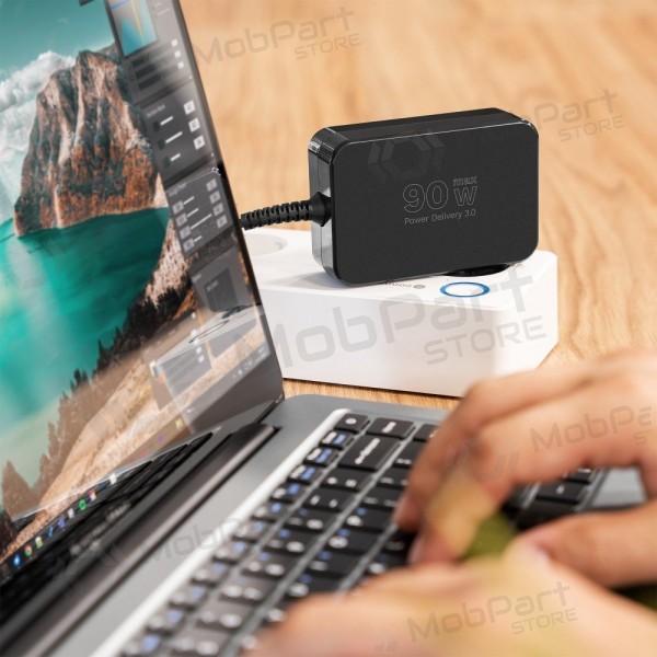Universelles Laptop-Ladegerät Kruger&Matz 90W schwarz