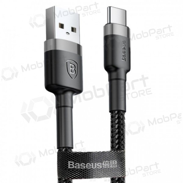 USB Kabel Baseus Cafule microUSB 1.0m 2.4A (Grau-Schwarz) CAMKLF-BG1