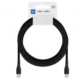 USB-C Kabel Blue Star PJ73-14-3 USB-C auf USB-C 2 m 60 W schwarz