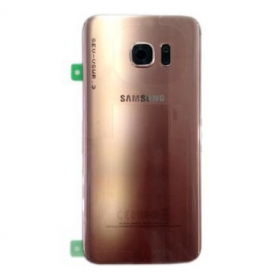 Samsung G935F Galaxy S7 Edge Rückseite Akkudeckel Rosa (rose pink) (gebraucht grade B, original)