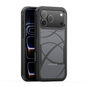 Apple iPhone 17 Pro Max, 18 Pro Max hülle - Dux Ducis Shld schwarz (Rhythm Pattern)