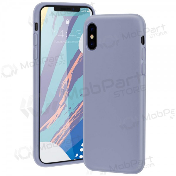 Apple iPhone 11 Pro Max hülle - Liquid Silicone 2.0mm (lavendelgrau)
