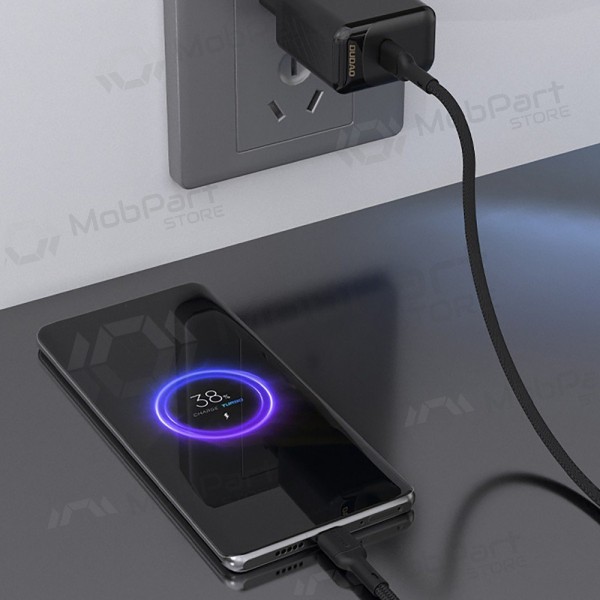 USB-C kabel Dudao L9C USB-C auf USB-C 2 m 65 W schwarz