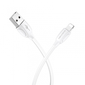 Lightning-Kabel Borofone BX19 USB-A auf Lightning 1 m weiß