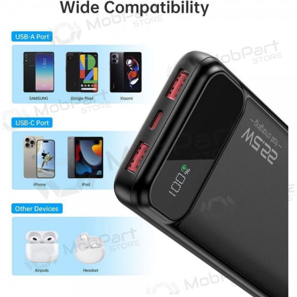 externe Batterie Power Bank Choetech B728 22.5W 10000mAh Schwarz