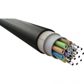 Glasfaserkabel Excel 205-300 4 fasern singlemode OS2 9/125 G652D LSZH CPR Dca UV-beständig 1000 N.