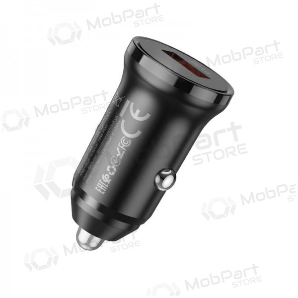 Ladegerät automobilinis Borofone BZ18 Quick Charge 3.0 18W (Schwarz)