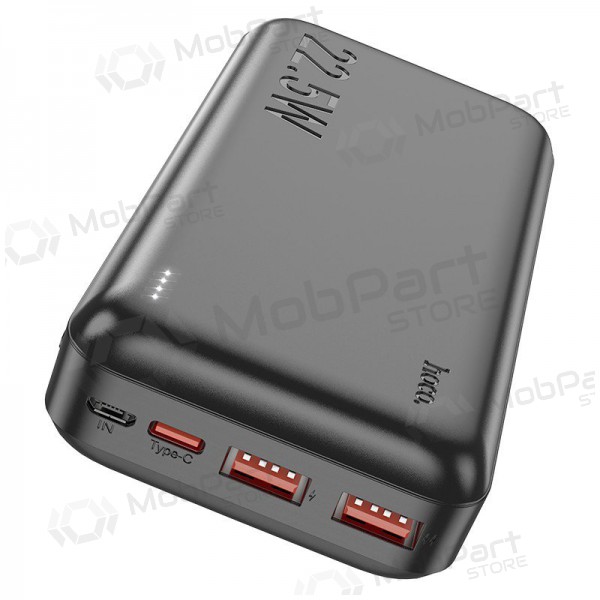 externe Batterie Power Bank Hoco J101A PD 20W+Quick Charge 3.0 22.5W 20000mAh Schwarz