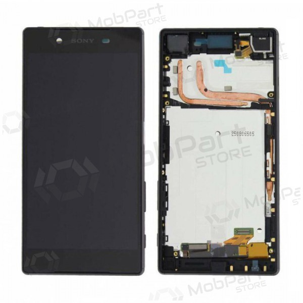 Sony E6603 / E6653 Xperia Z5 Display (Schwarz) (mit Rahmen) (gebraucht grade A, original)