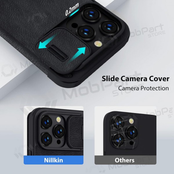 Apple iPhone 14 hülle -Nillkin Leather- (blau)