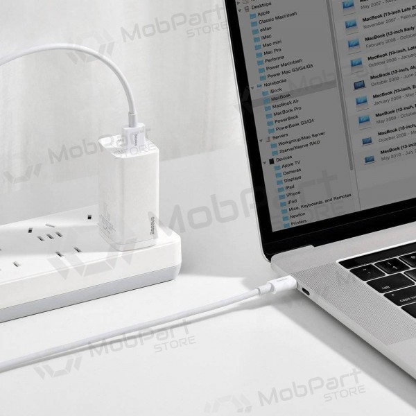 USB Kabel Baseus Superior iš USB į Type-C 66W 2.0m Weiß CATYS-A02