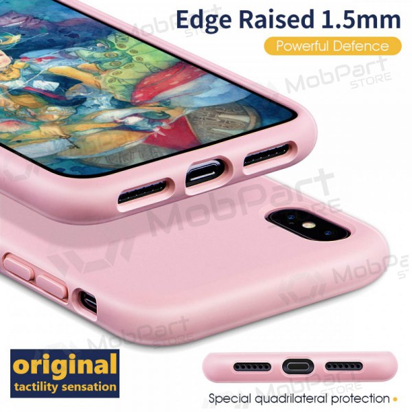 Apple iPhone 13 mini hülle - Liquid Silicone 1.5mm (rosa)