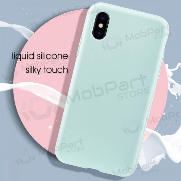 Apple iPhone 12 mini hülle - Liquid Silicone - 1.5mm (mint)