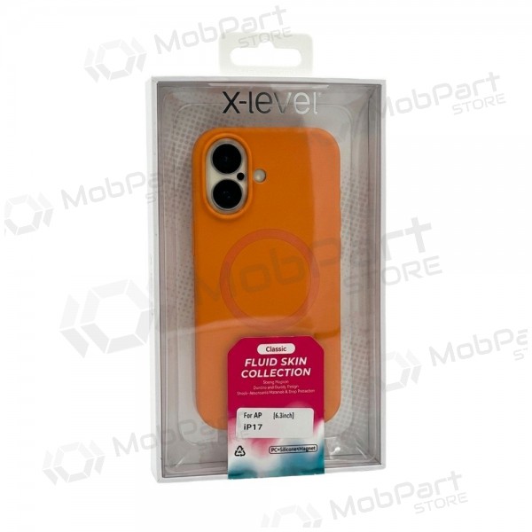 Samsung Galaxy S25 Ultra hülle - X-Level Fluid Skin MagSafe (grau)
