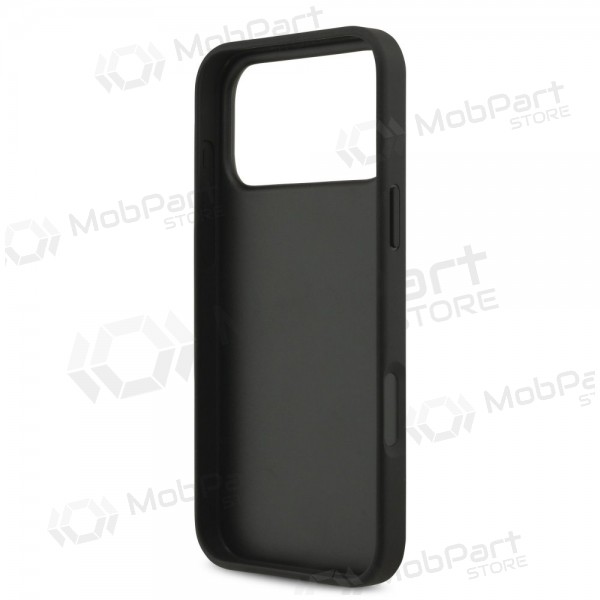 Apple iPhone 17 Pro Max hülle - Guess PU 4G Metal Logo (grau)