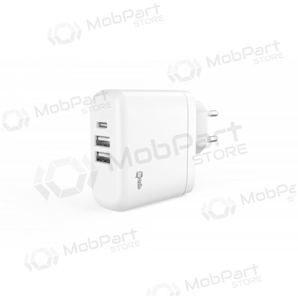 Ladegerät BeHello USB-C 45W PD + 2 USB (Weiß)
