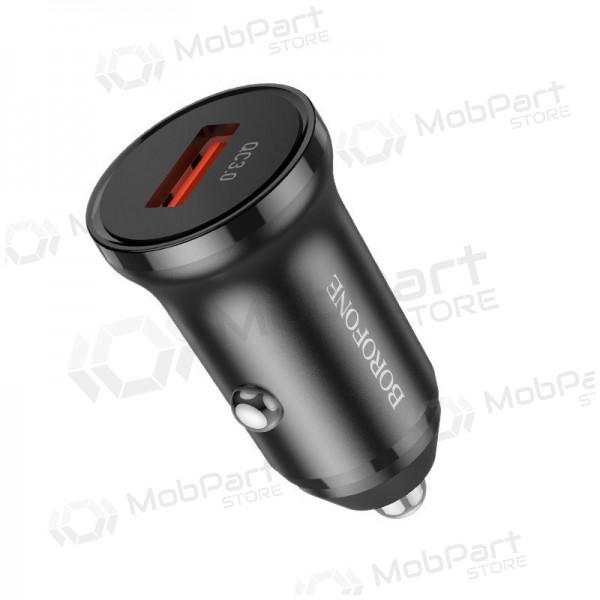 Ladegerät automobilinis Borofone BZ18 Quick Charge 3.0 18W (Schwarz)