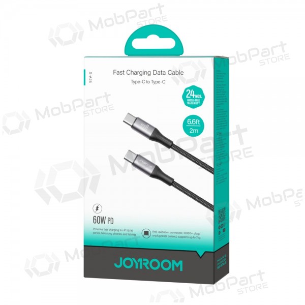 USB Kabel Joyroom S-A28 USB-C to USB-C 60W 2.0m Schwarz
