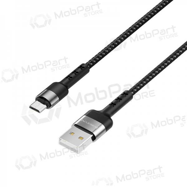 USB Kabel Borofone BX34 microUSB 1.0m (Schwarz)