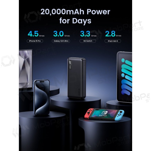 externe Batterie Power Bank Ugreen PB313 20W 20000mAh (25683) Schwarz