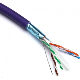 Kabel Excel 190-076 Cat6 F/UTP (LZSH, B2CA, violett, spule 305m.)