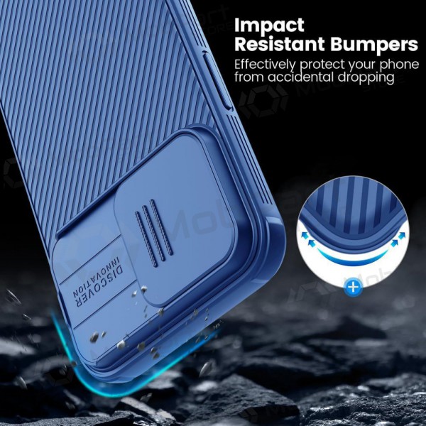 Apple iPhone 15 Plus Handyhülle „Nillkin CamShield Pro“ (Blau)