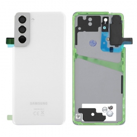 Samsung G991 Galaxy S21 5G Rückseite Akkudeckel (Phantom White) (gebraucht grade B, original)