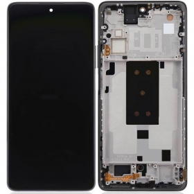 Ekranas Xiaomi 11T 5G su lietimui jautriu stikliuku und rėmeliu Meteorite Grey original (service pack)